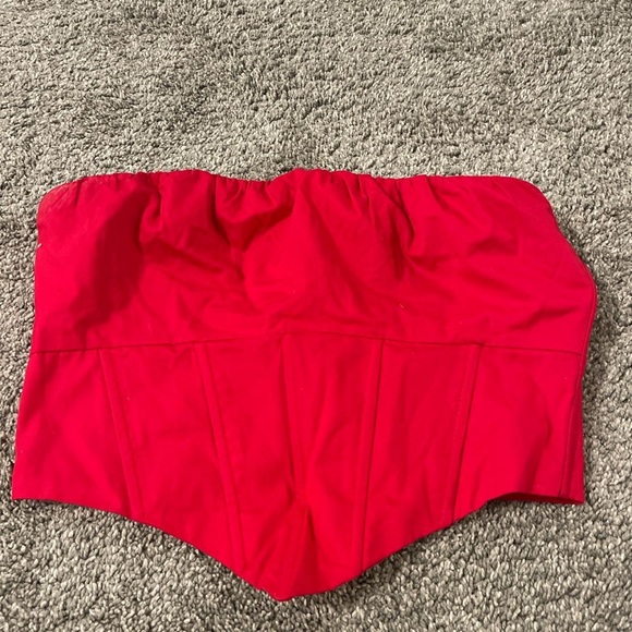 Princess Polly red corset (size 4) - Picture 1 of 3